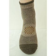 5pack Men's Full Cushion Mid Quarter Length Hiking Socks