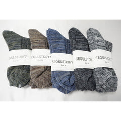 5Pack Men's Multi Performance Cushion Hiking/Outdoor Crew Socks Year Round