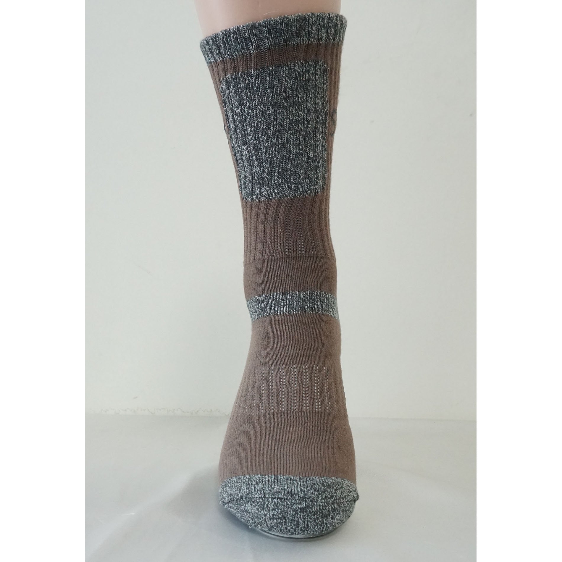 5Pack Men's Cushion Camping Hiking/Performance Crew Socks Khaki included