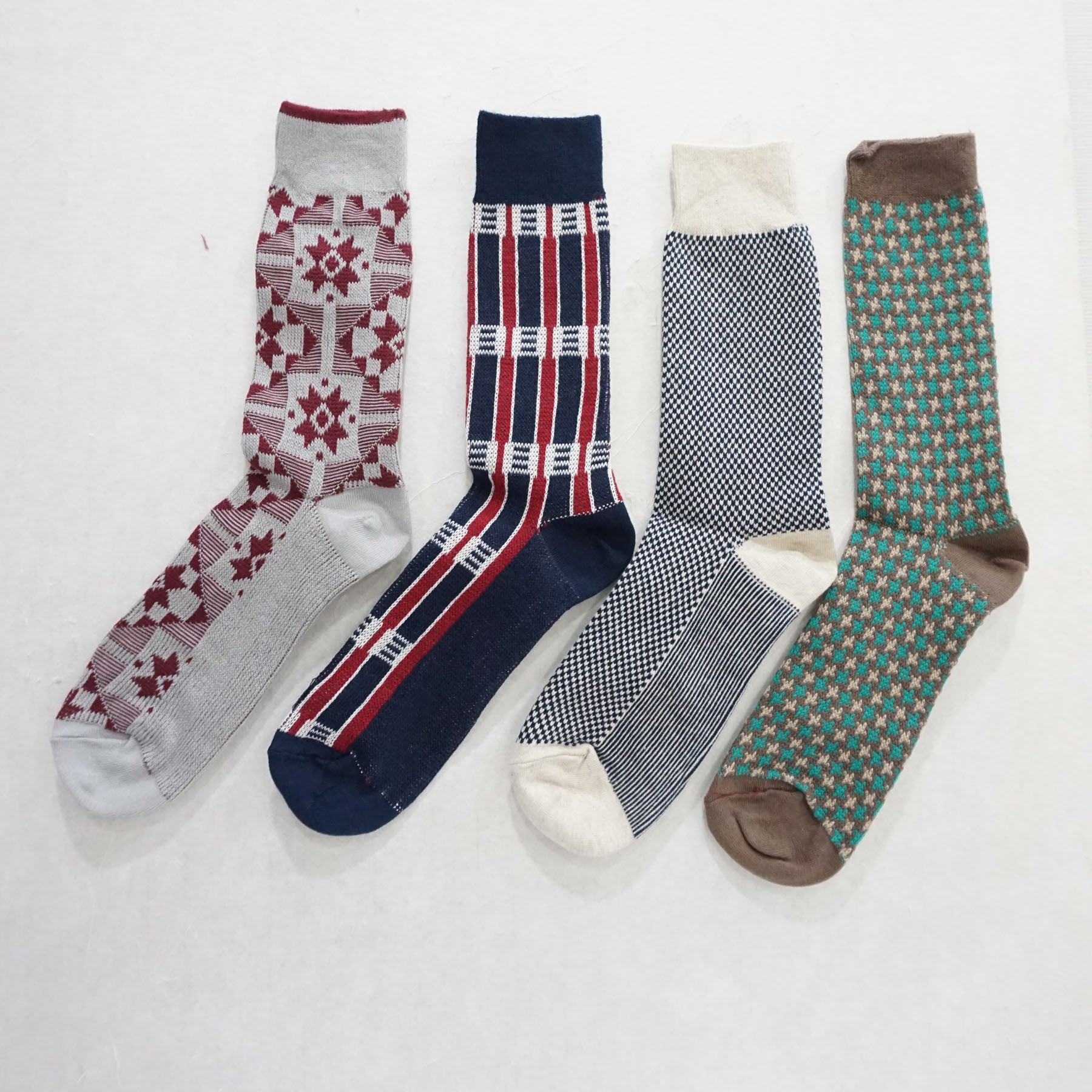 4Pack Men's Winter Casual Warm Knit Dress Socks