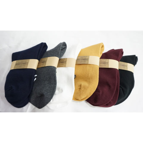 6Pairs Women's Cotton Ruffle Frilly Solid Anklet Socks